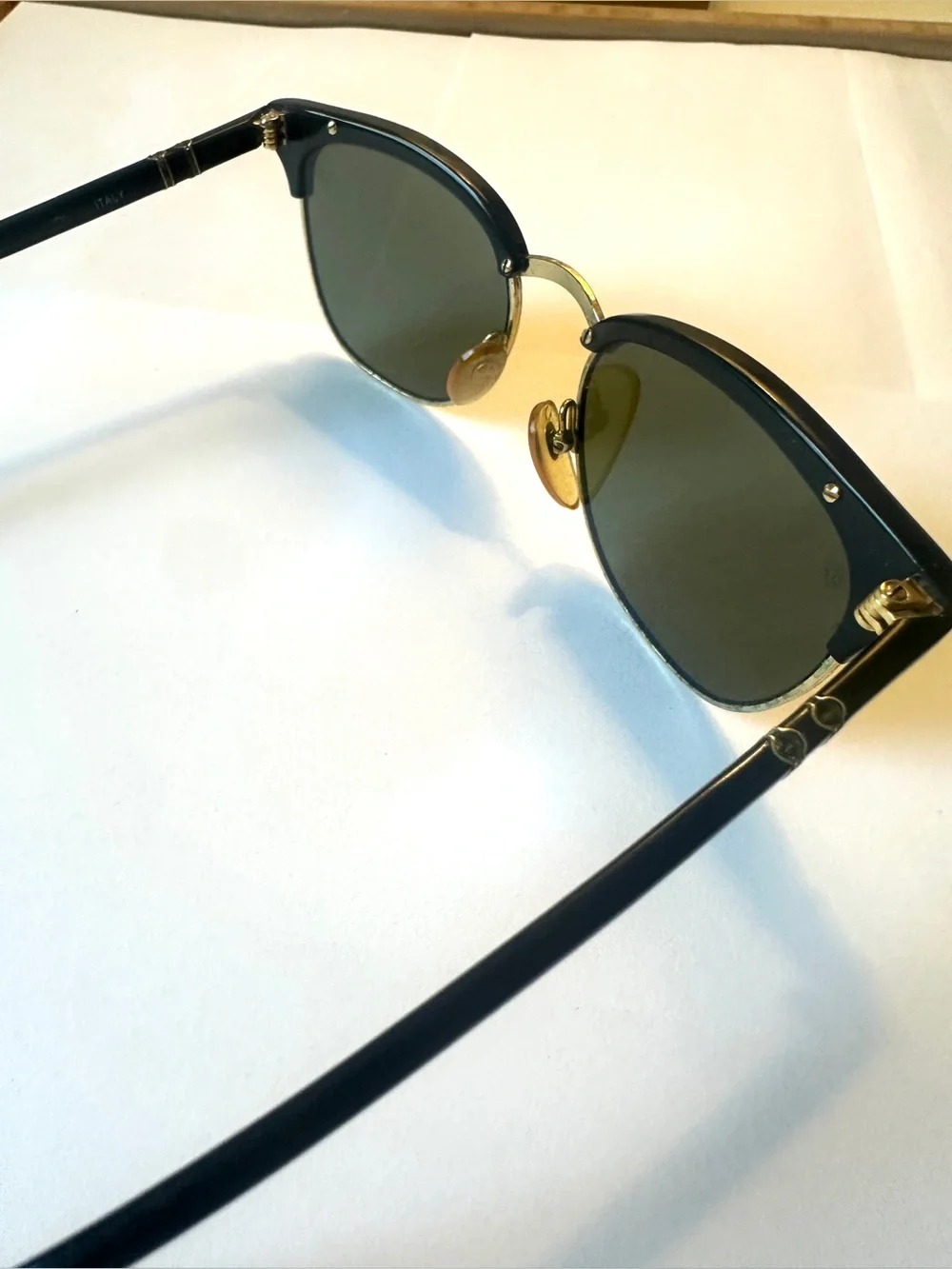 Persol Cellor Sunglasses PO3105S Black with Grey Lens - with Branded case